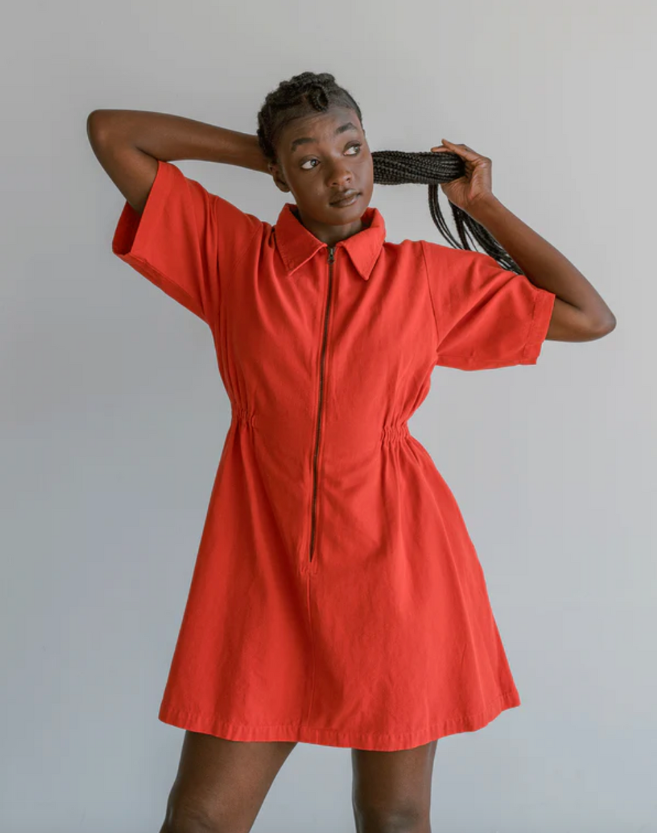 utility dress short sleeve Short-Sleeve Utility Shirt Dress