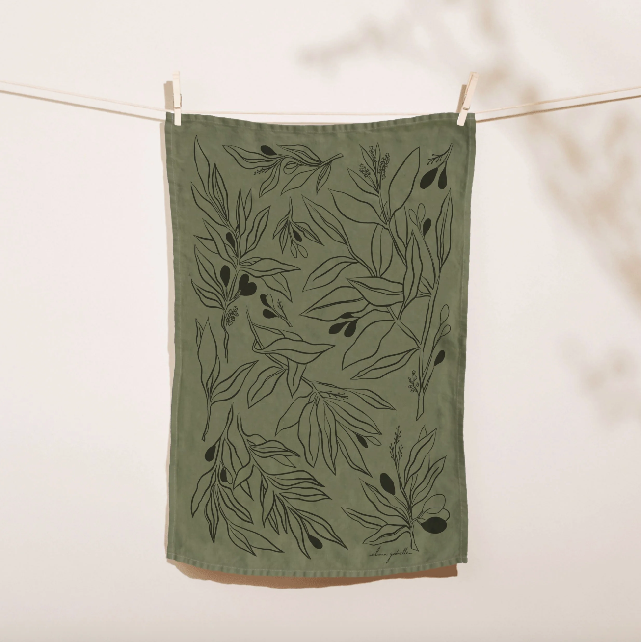 Elana Gabrielle Linen Tea Towel