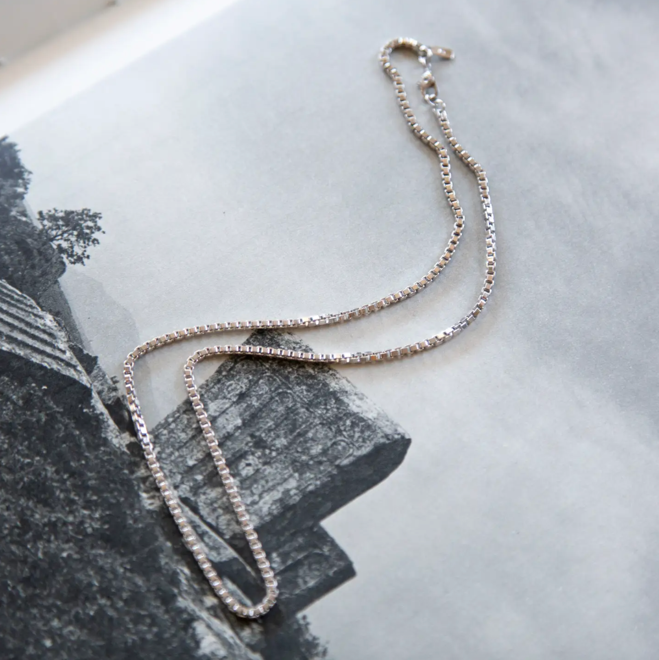 アクセサリー vintage silver925 chain necklace Vintage 925 Sterling Silver Chain Necklace, Signed Fine