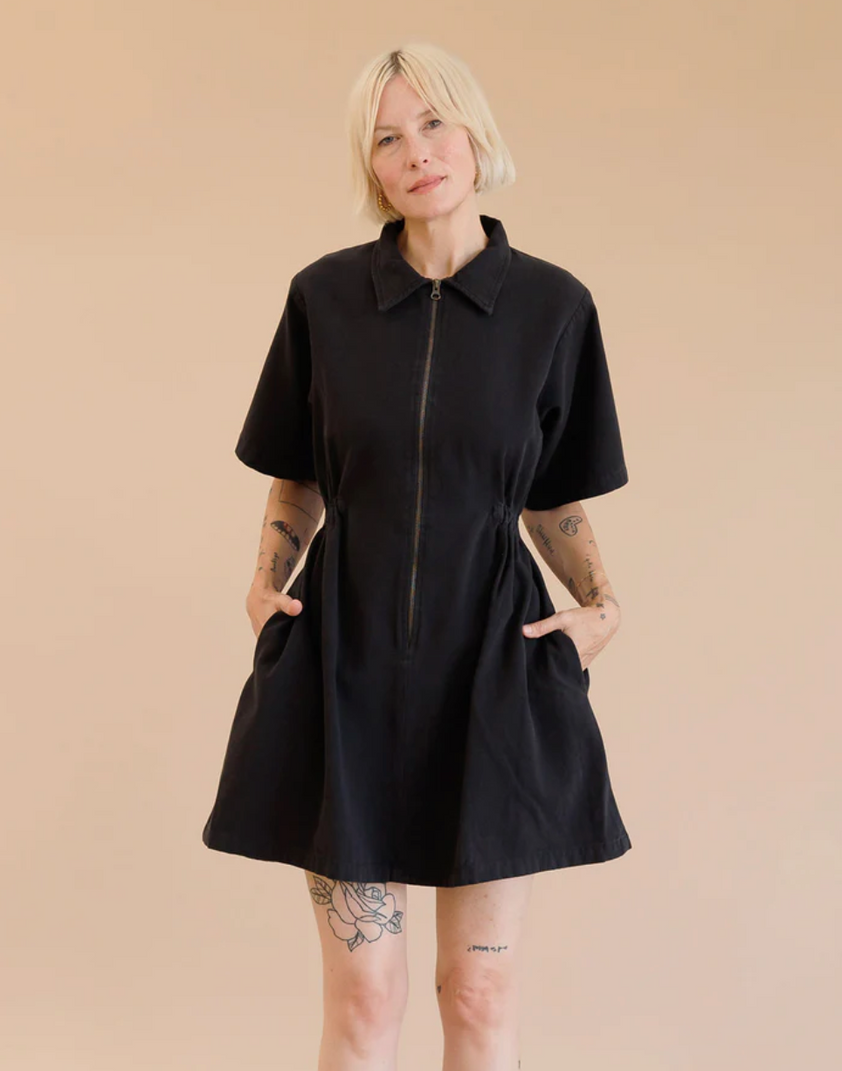 Noble Organic Cotton Utility Dress – Short Wave