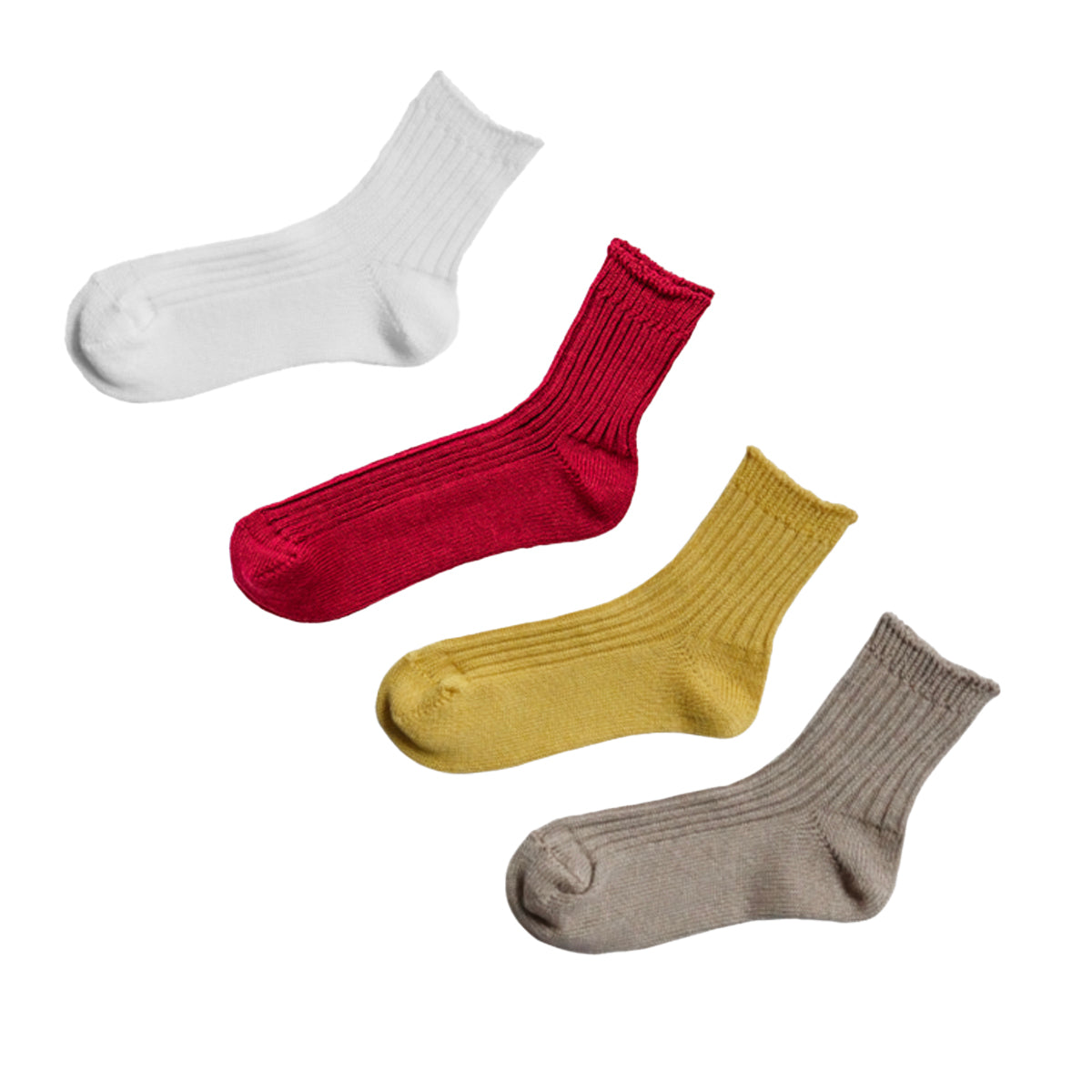 Nishiguchi Kutsushita Linen Ribbed Socks – Short Wave