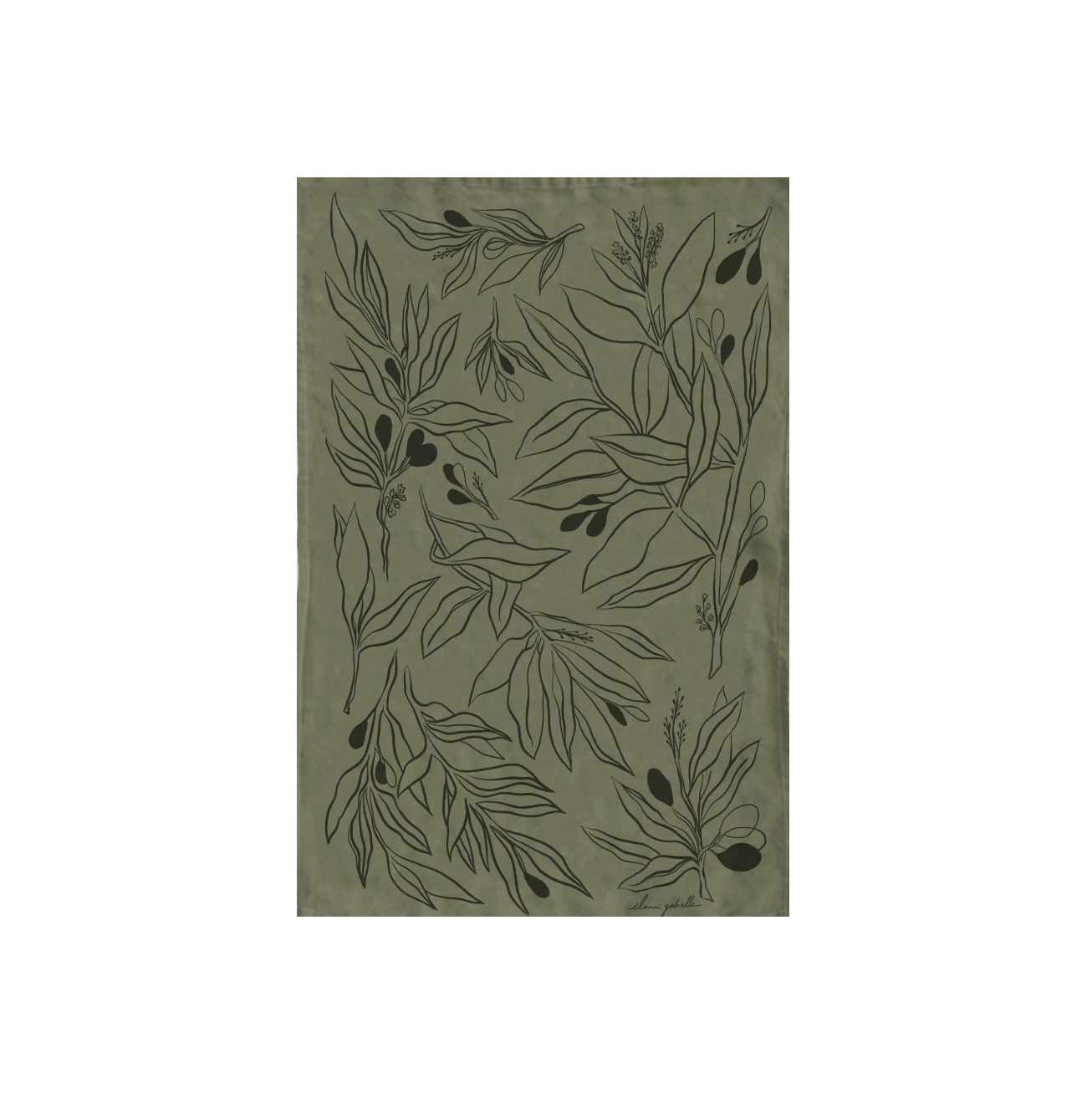 Elana Gabrielle Linen Tea Towel - Thumbnail 3