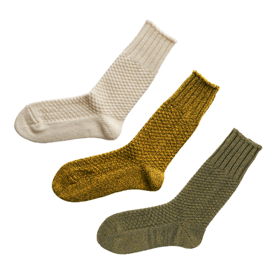 Nishiguchi Kutsushita Wool Cotton Boot Socks – Short Wave